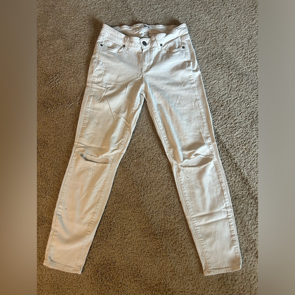 PAIGE white jeans size 28